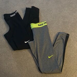 Bundle of Nike Pro womens leggings